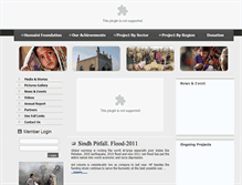 Tablet Screenshot of hussainifoundation.org